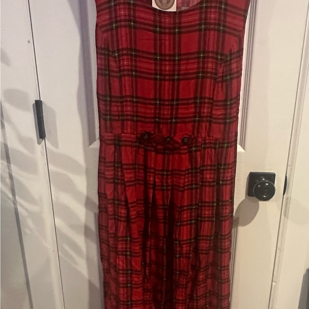 Vintage Plaid Jumper.
